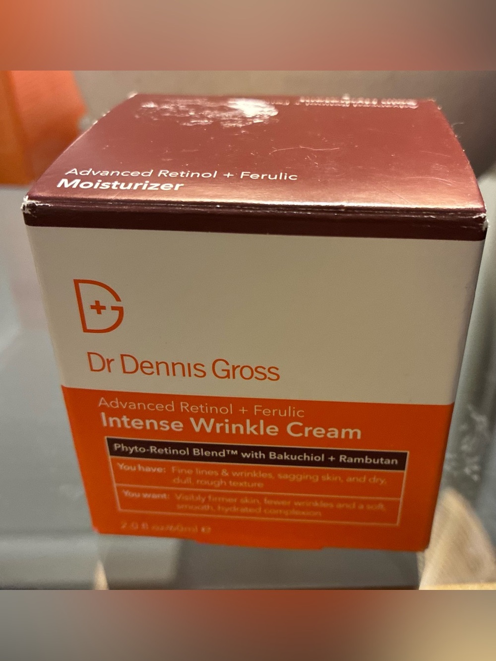 Dr Dennis Gross Retinol + Ferulic Intense Wrinkle Cream 2 oz New